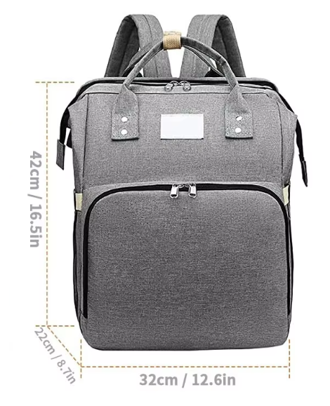 Large-Capacity Mommy Bag – Stylish Water-Resistant Diaper Backpack