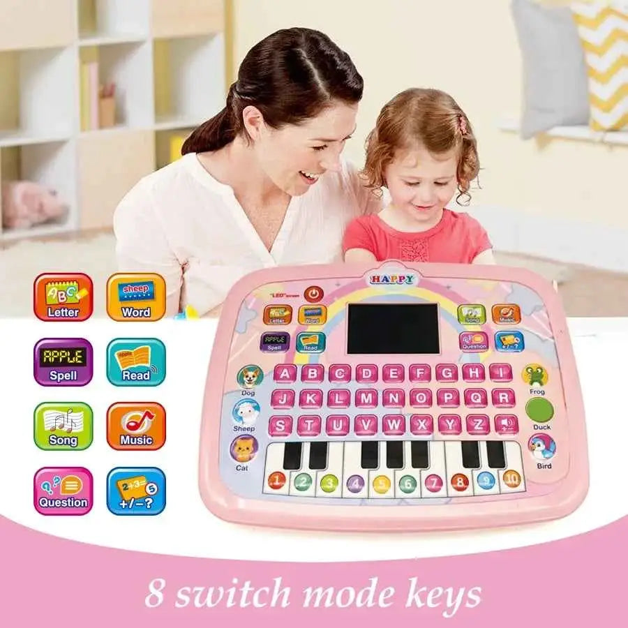 English Alphabet Study Machine for Toddler with Math Letter Music Children&