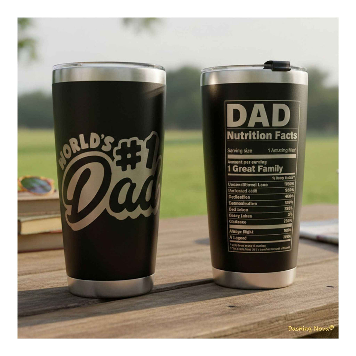 Best Dad Ever Tumbler 20oz Stainless Steel Father&