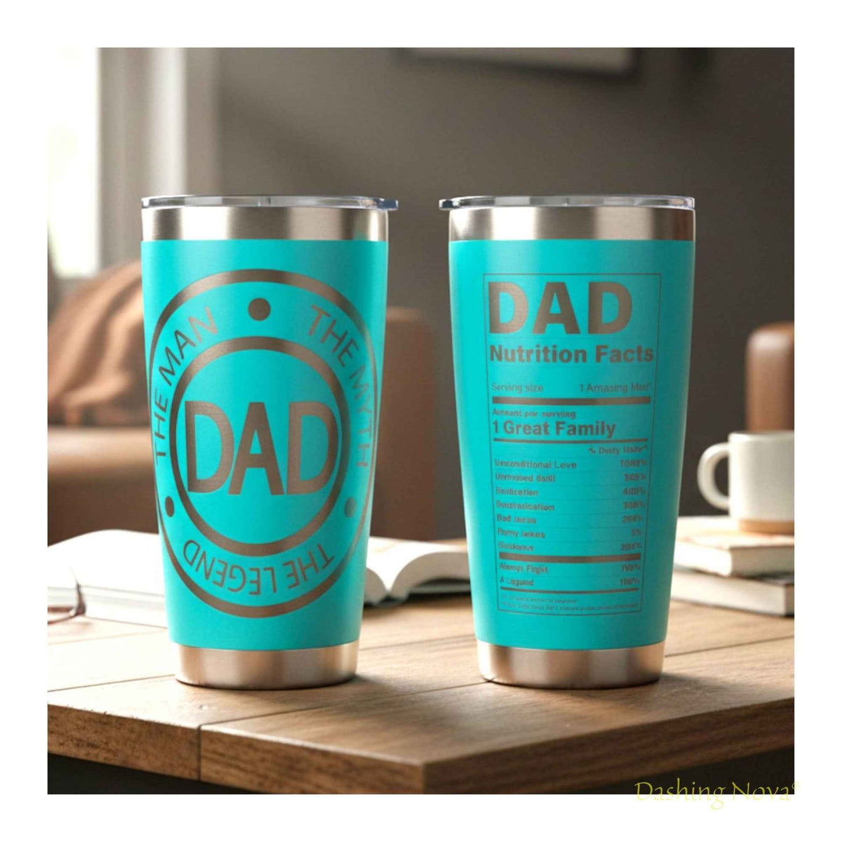 Best Dad Ever Tumbler 20oz Stainless Steel Father&