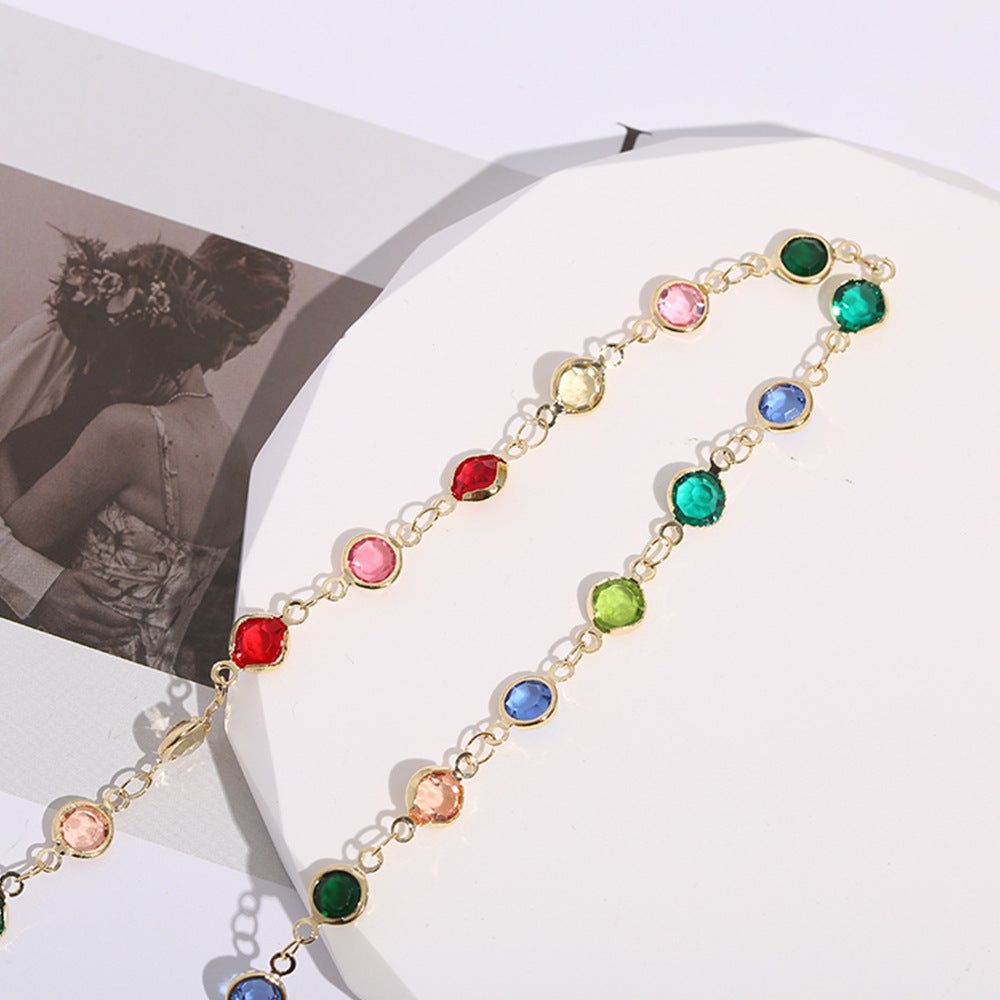 Handmade KC Color-Proof Copper Chain DIY Bracelet Materials