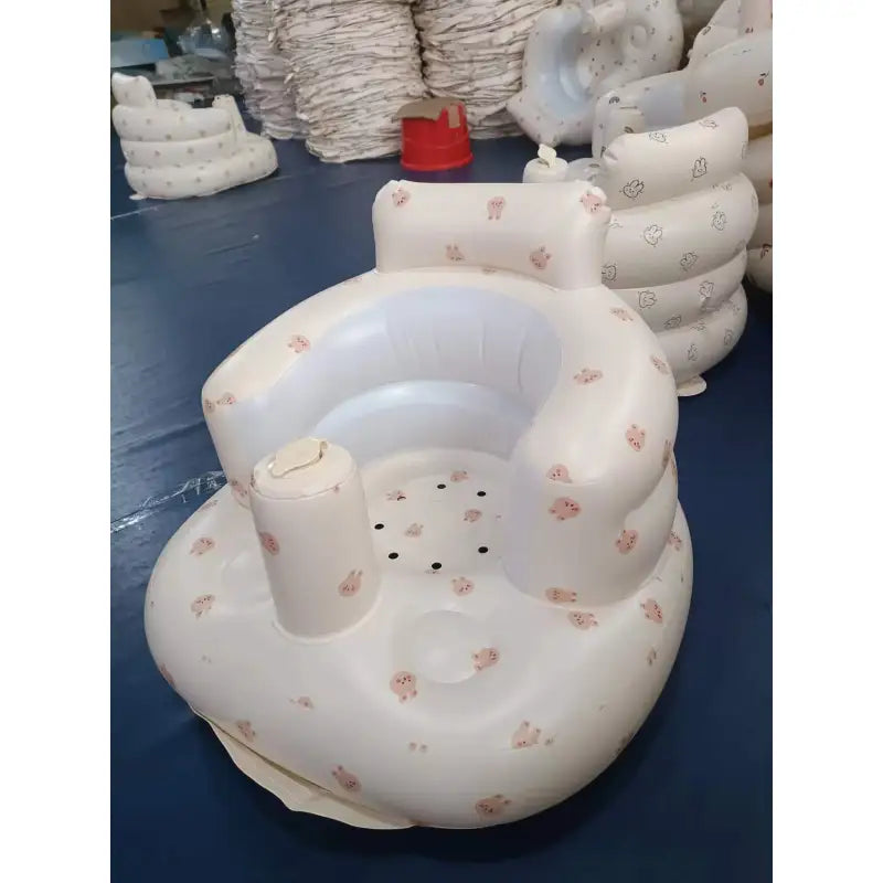 Inflatable Baby Chair for Dining &amp; Bath – Safe Seat for 6–24 Months