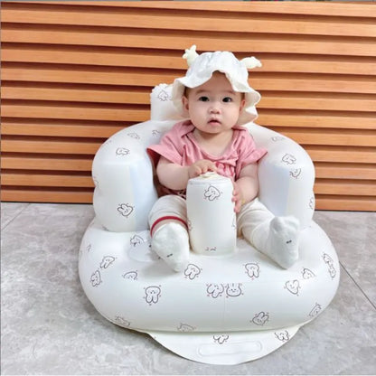 Inflatable Baby Chair for Dining &amp; Bath – Safe Seat for 6–24 Months