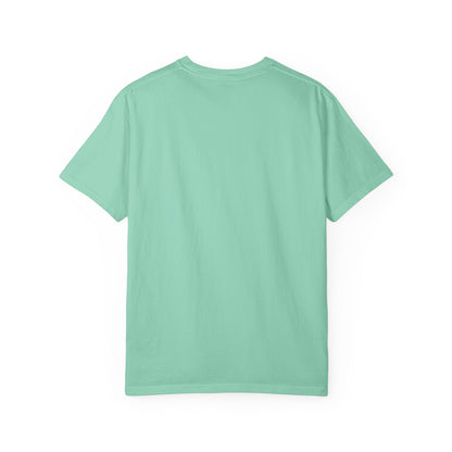 Beach Graphic T-Shirt – Vintage Blue "BEACH" Print