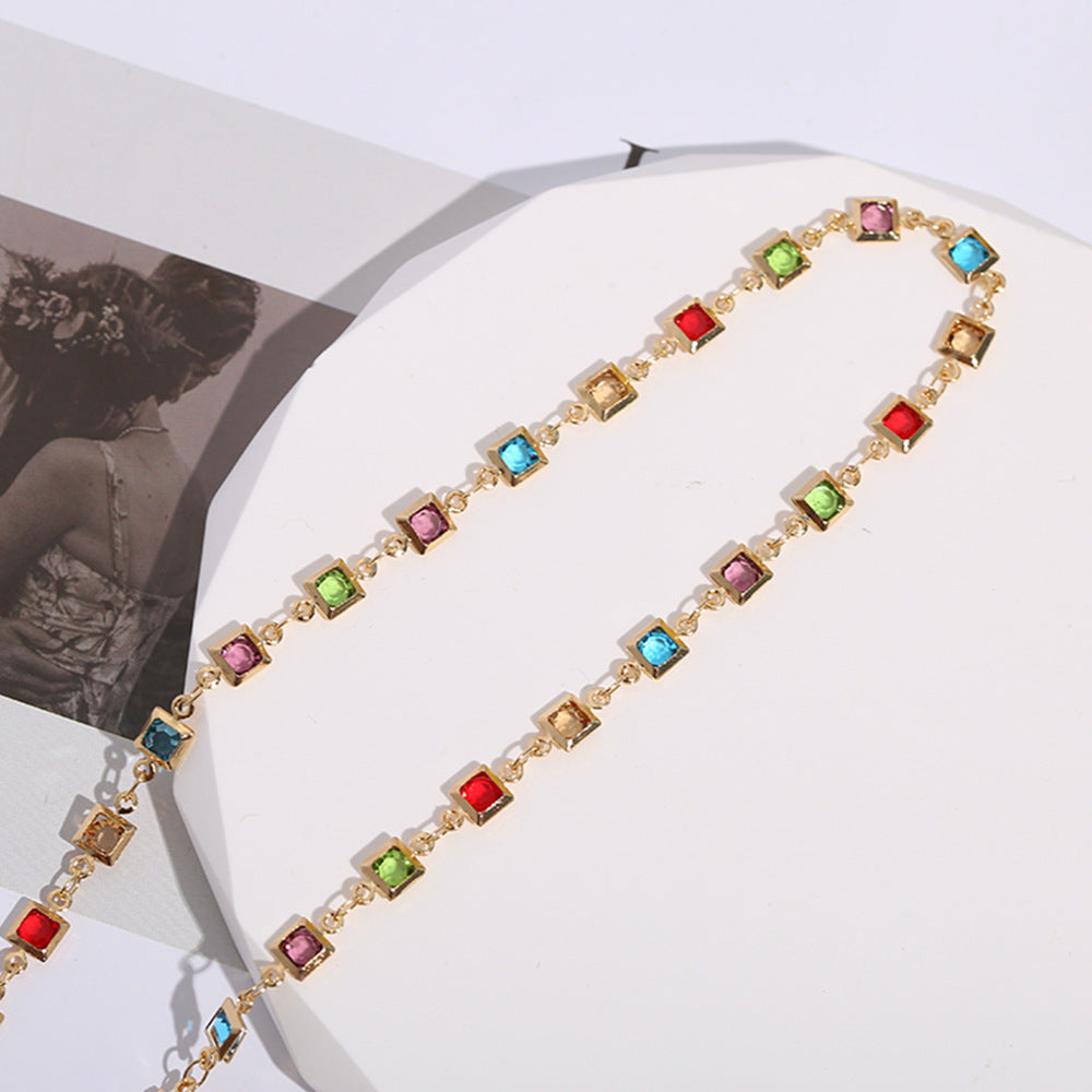 Handmade KC Color-Proof Copper Chain DIY Bracelet Materials