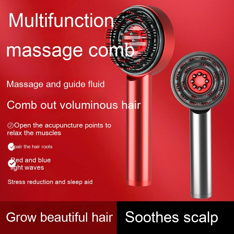 Comb Scalp Massager – Soft Bristle Hair &amp; Scalp Stimulator