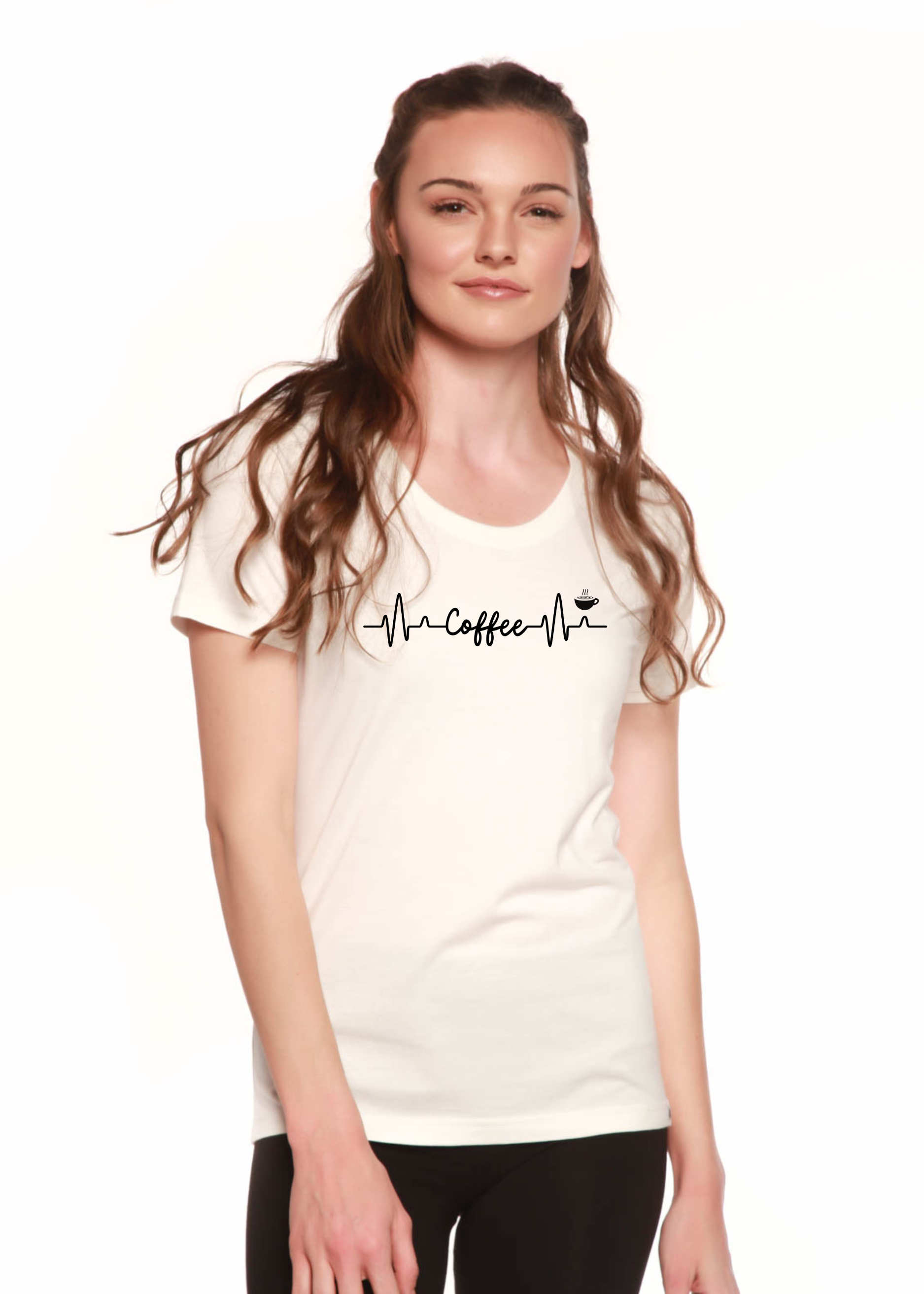 Heartbeat Coffee Printed Women&