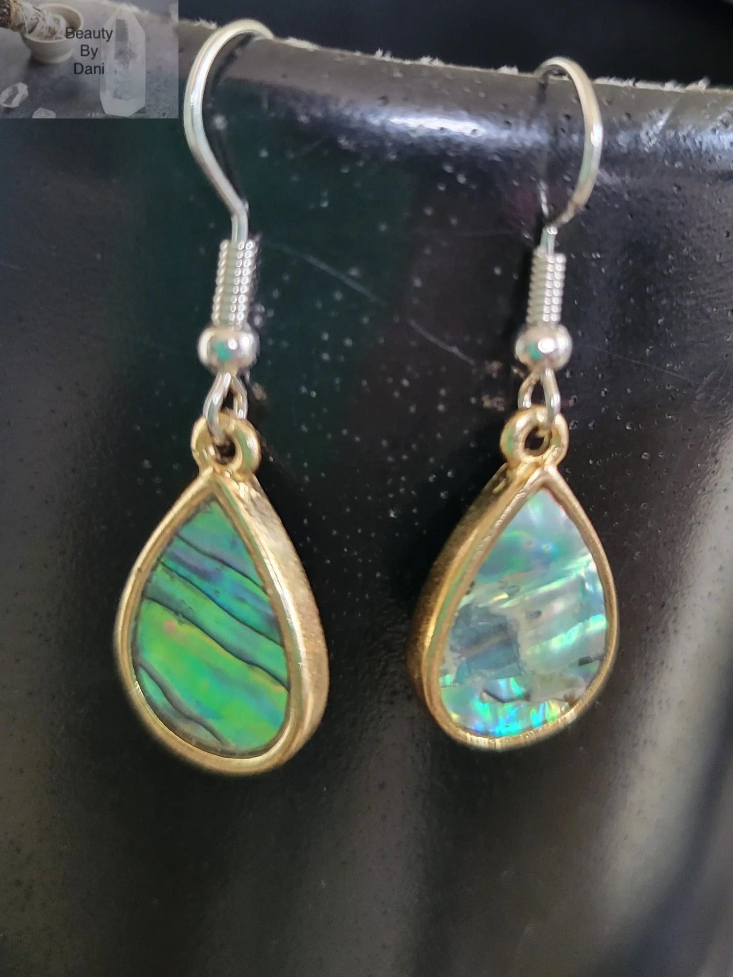 Hypoallergenic Abalone Earrings