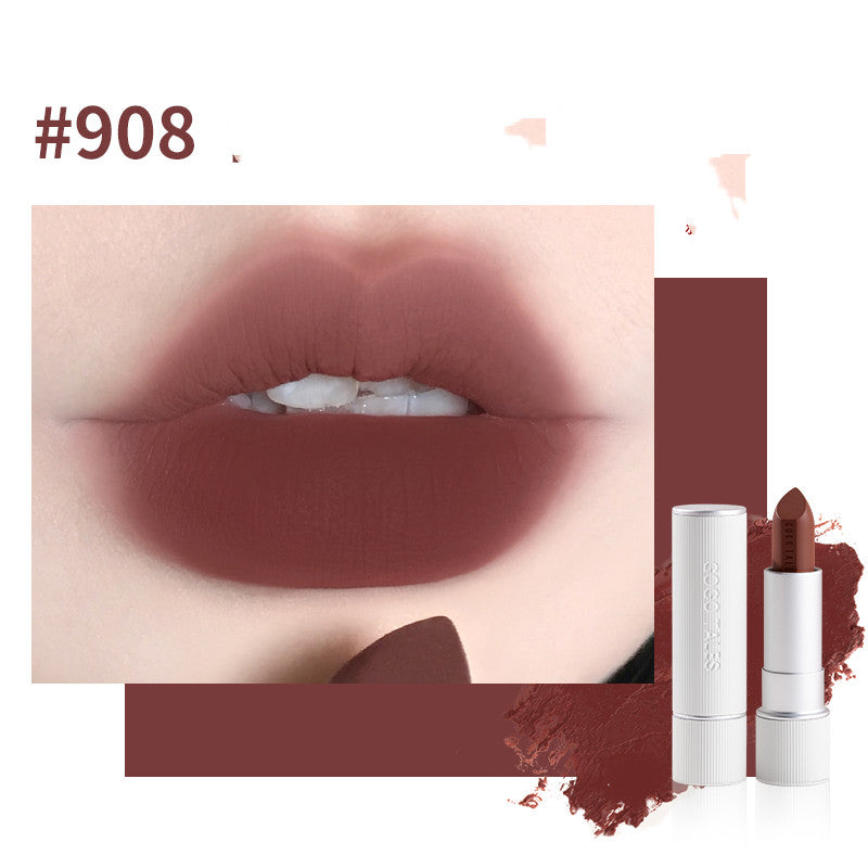 Retro Velvet Lipstick in Striped Caramel Chestnut
