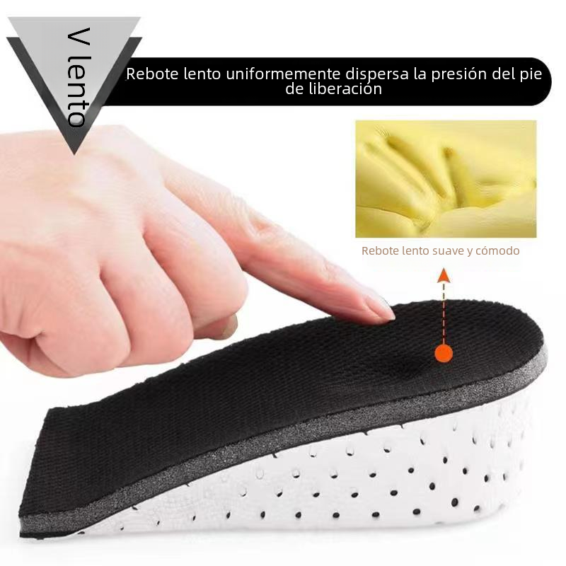 Memory Foam Height-Increasing Insoles for Comfort