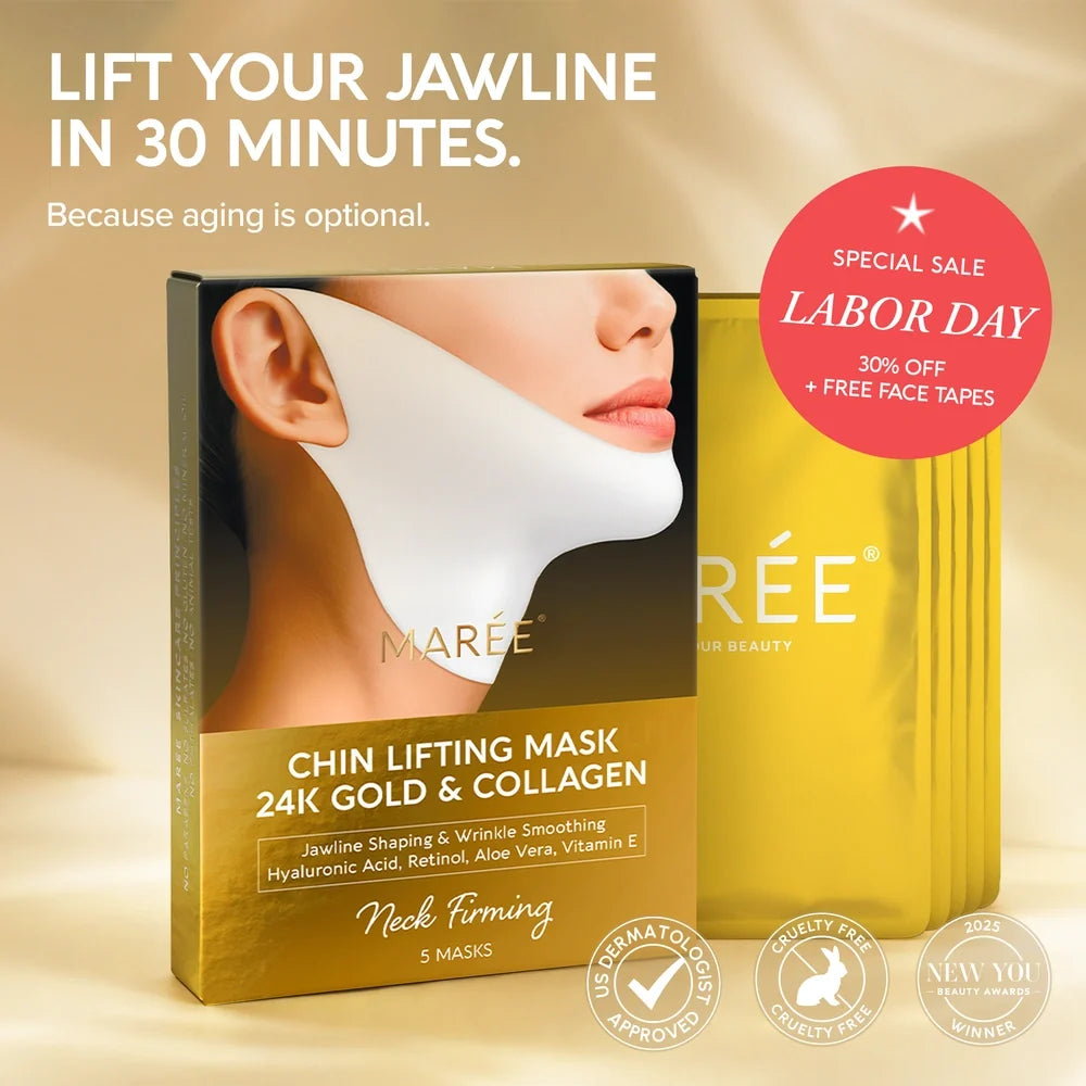 24K Gold Chin &amp; Jawline Lifting Mask