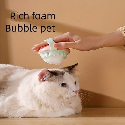 Silicone Pet Shampoo Brush for Dog and Cat Grooming