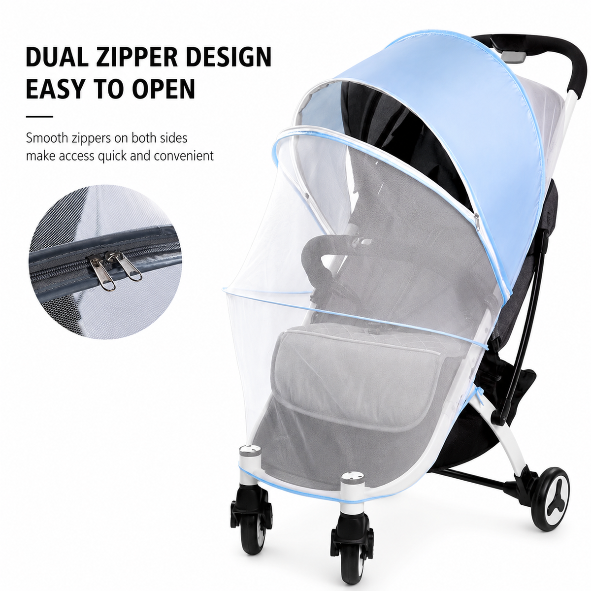 Universal Baby Stroller Sun Shade &amp; Mosquito Net
