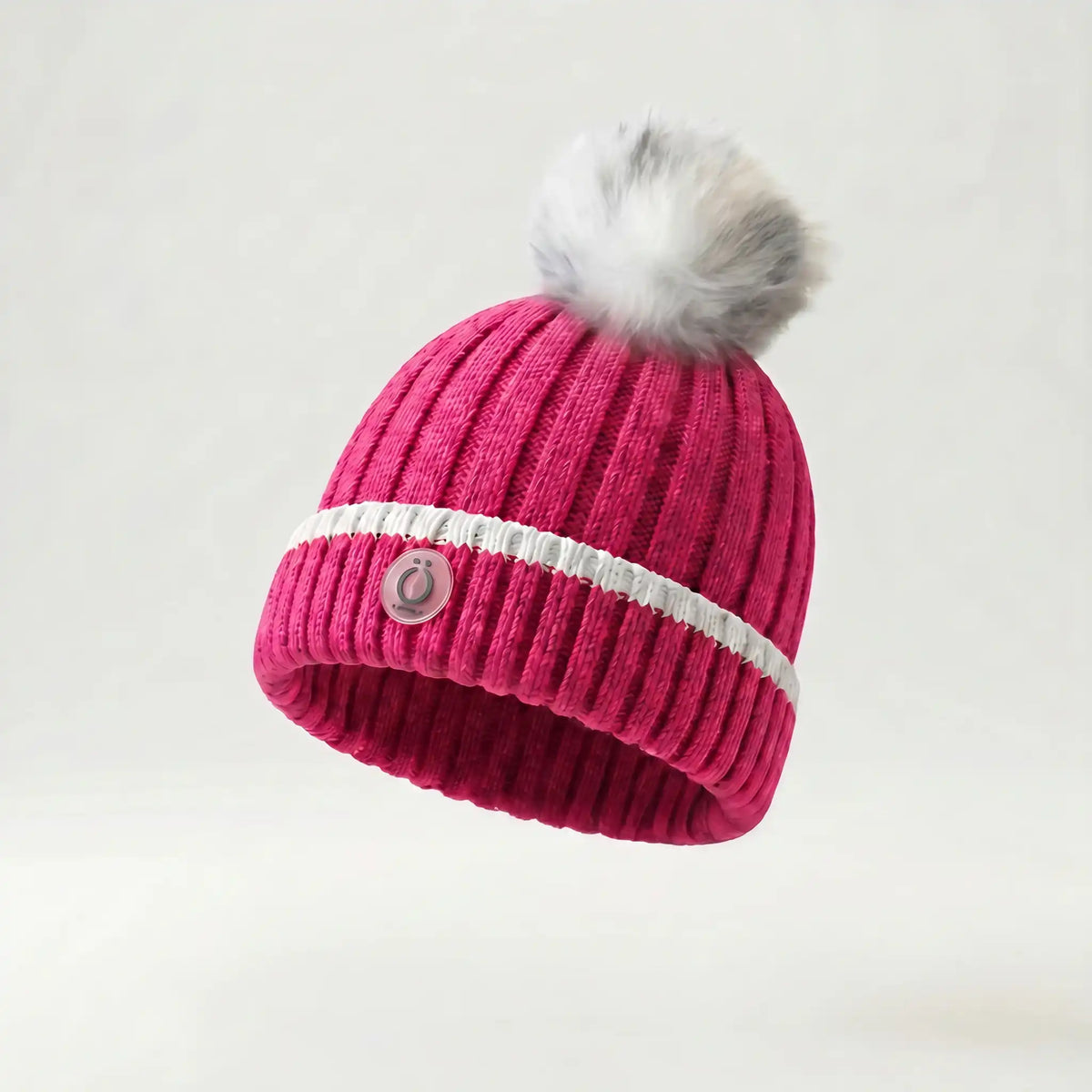 Fushia Stripe Tuque