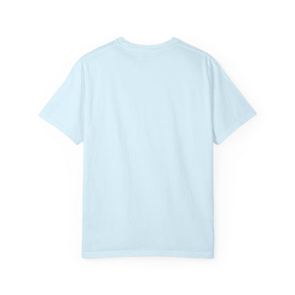 Beach Graphic T-Shirt – Vintage Blue "BEACH" Print