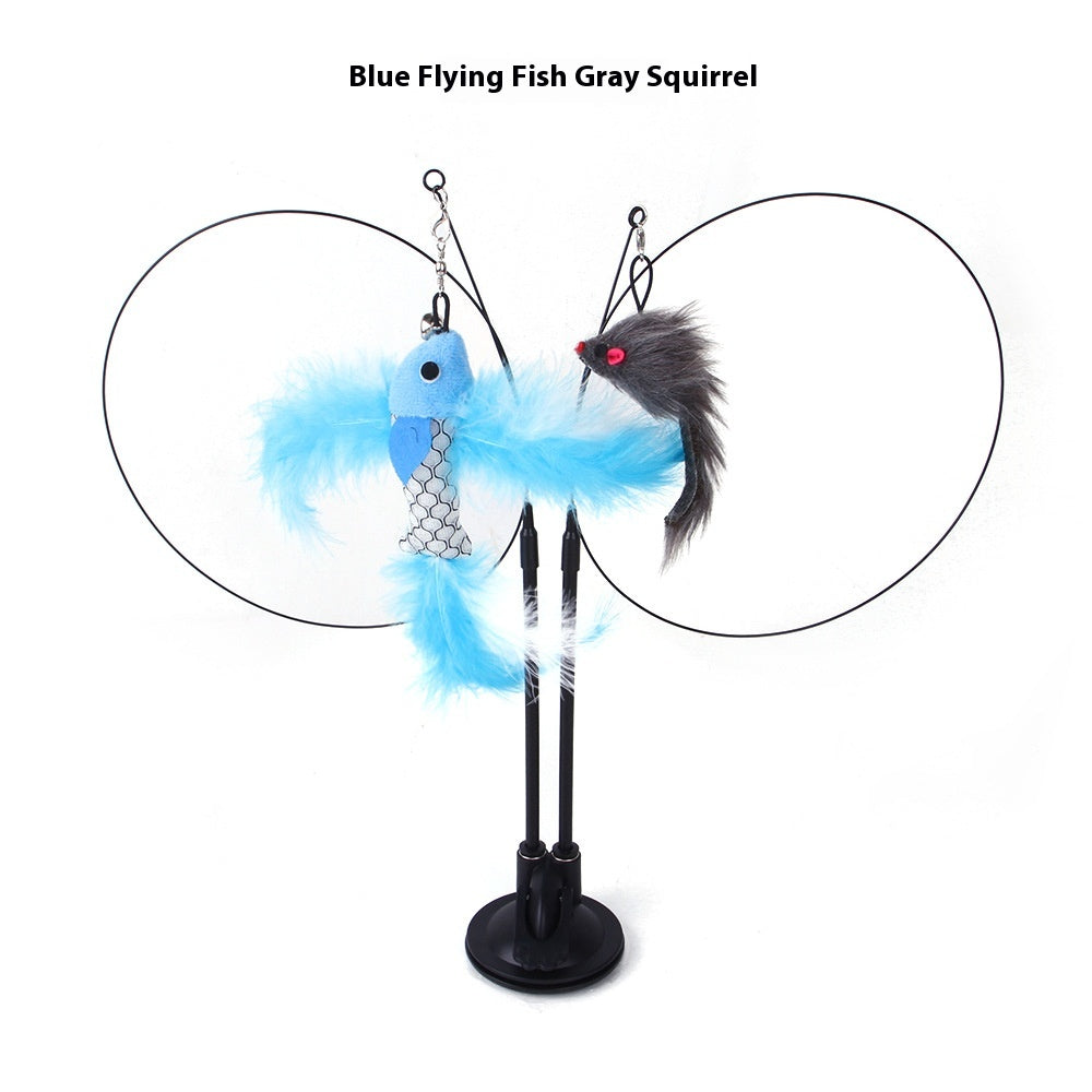 Cat Sucker Teaser Toy – Interactive Suction Cup Cat Toy