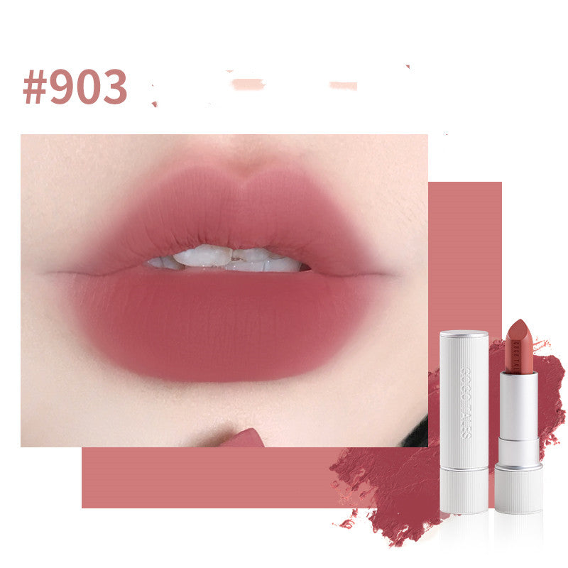 Retro Velvet Lipstick in Striped Caramel Chestnut