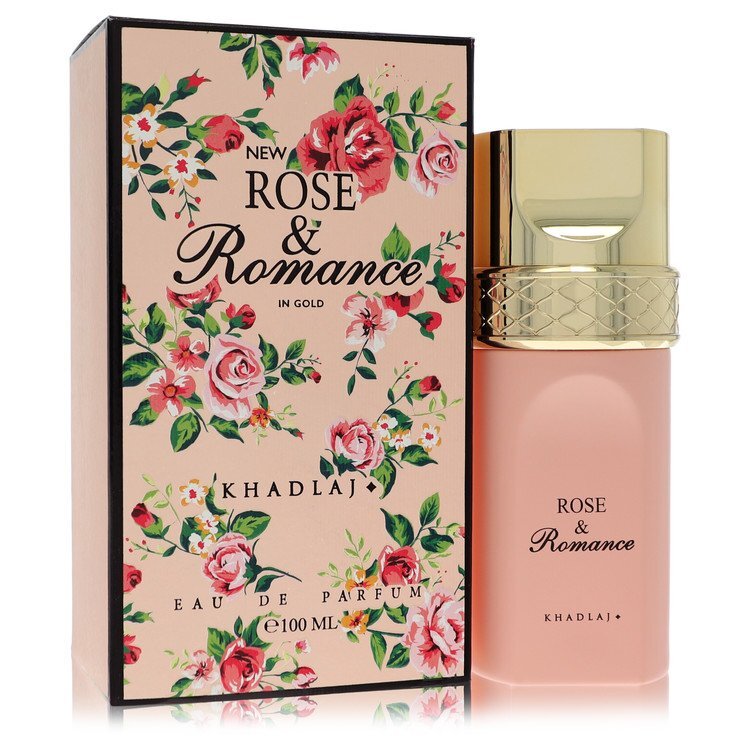 Khadlaj Rose &amp; Romance In Gold by Khadlaj Eau De Parfum Spray 3.4 oz (Women)