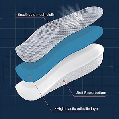 Breathable Invisible Height Increasing Arch Support Insole