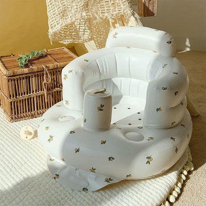 Inflatable Baby Chair for Dining &amp; Bath – Safe Seat for 6–24 Months