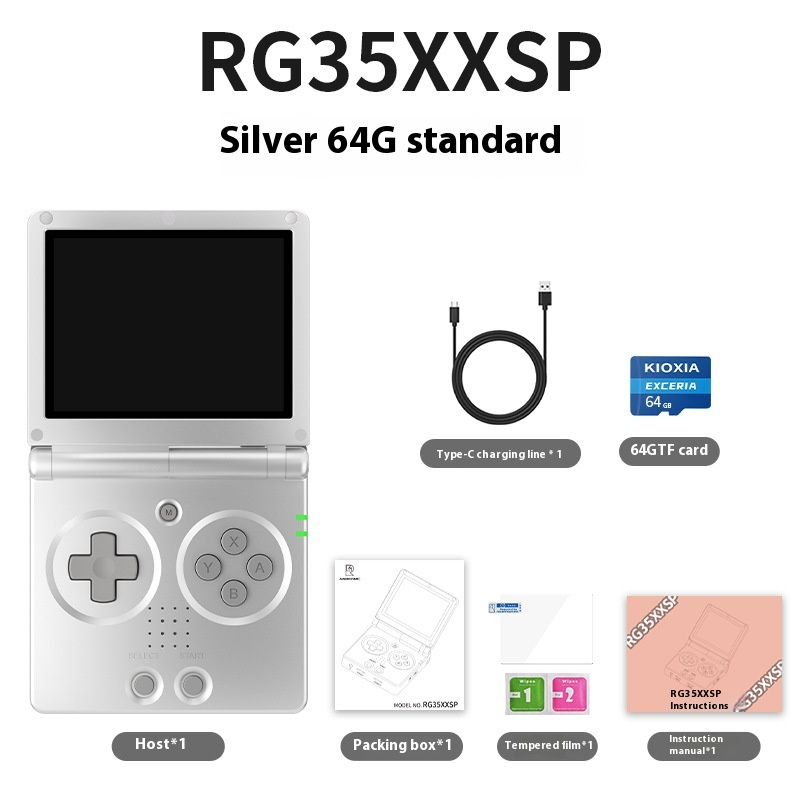 AMPOWN RG35XXSP Foldable Retro Handheld Game Console