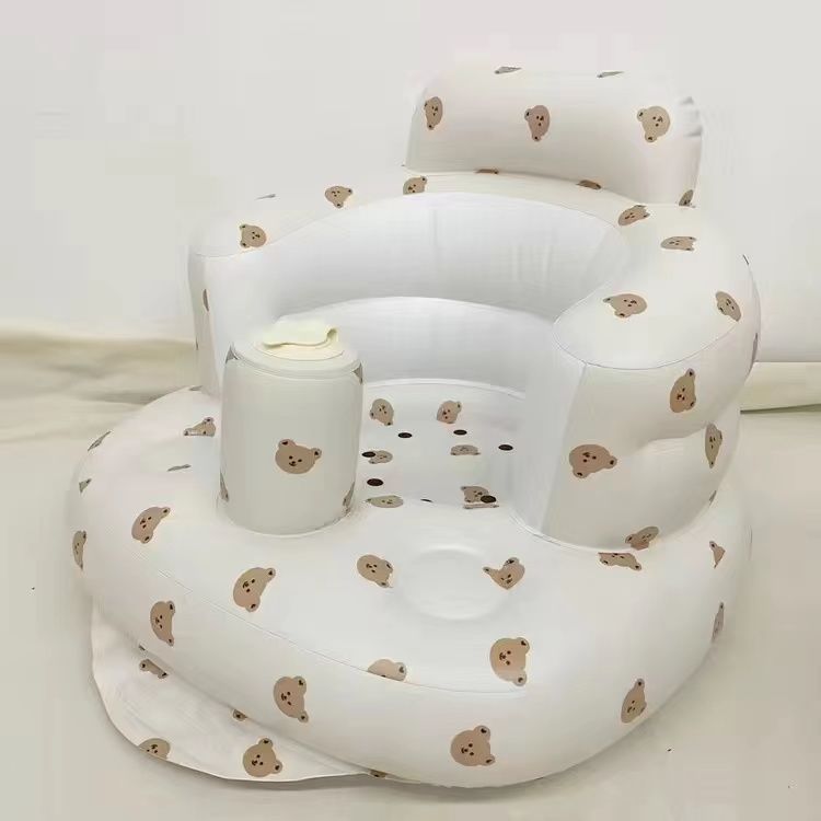 Inflatable Baby Chair for Dining &amp; Bath – Safe Seat for 6–24 Months