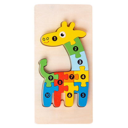 Wooden Educational Puzzle Toys for Kids (Wholesale)