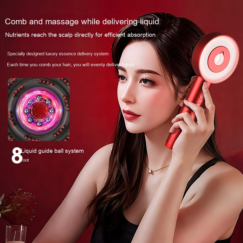 Comb Scalp Massager – Soft Bristle Hair &amp; Scalp Stimulator