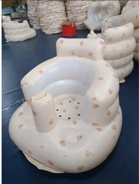 Inflatable Baby Chair for Dining &amp; Bath – Safe Seat for 6–24 Months