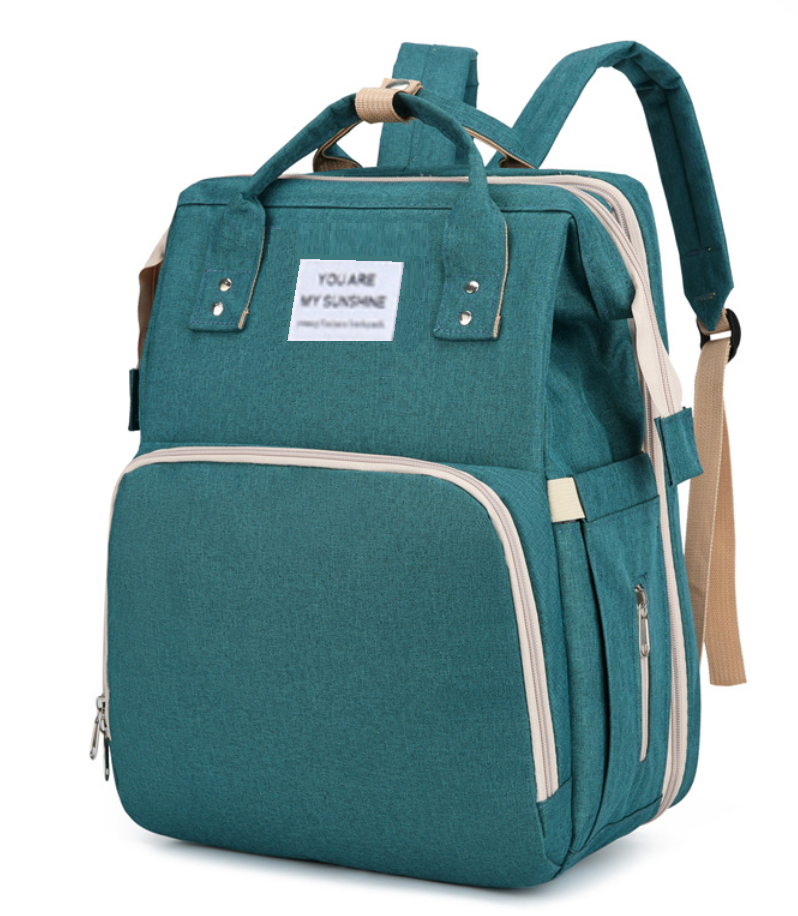 Large-Capacity Mommy Bag – Stylish Water-Resistant Diaper Backpack
