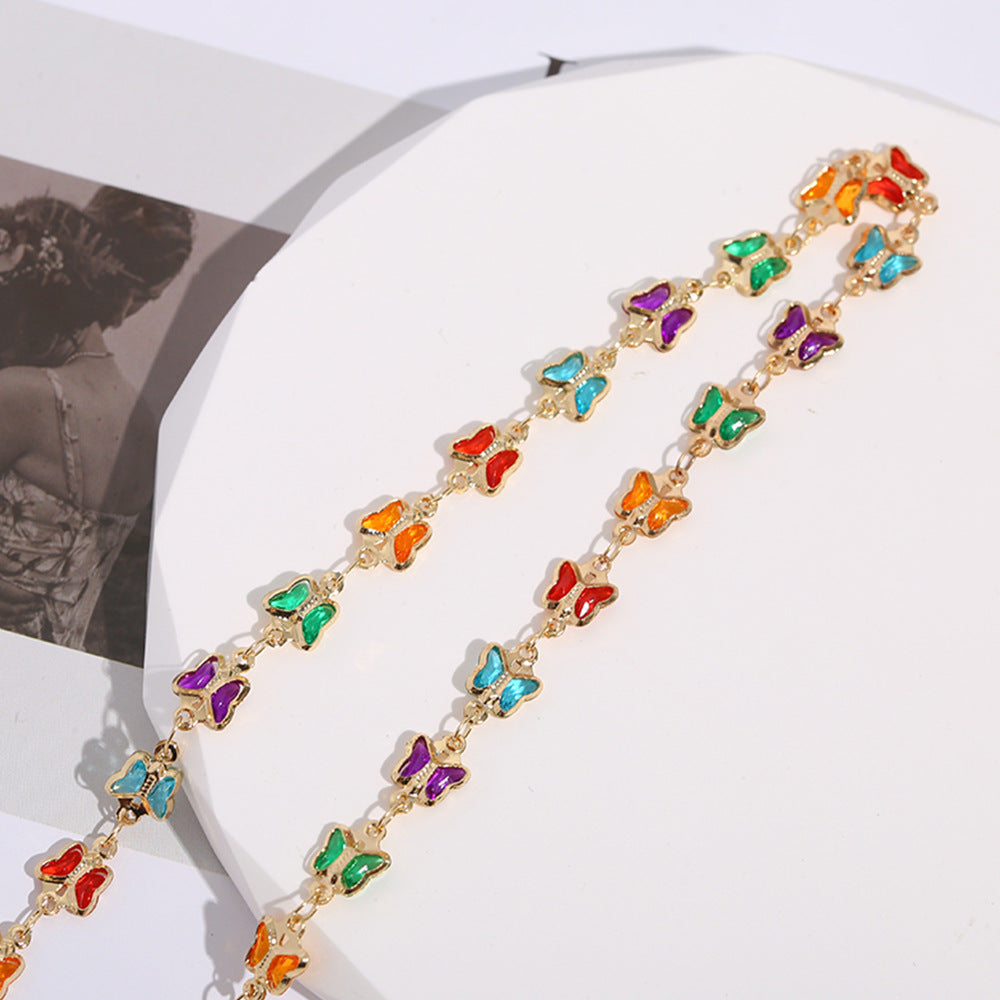 Handmade KC Color-Proof Copper Chain DIY Bracelet Materials