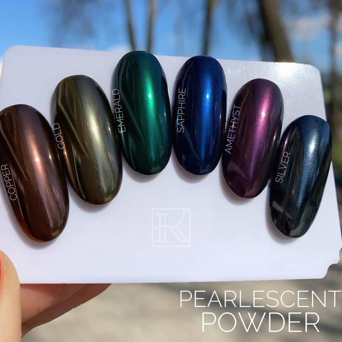 Akzentz - Gel-Play Pearlescent Powder Kit (6 x 1g)