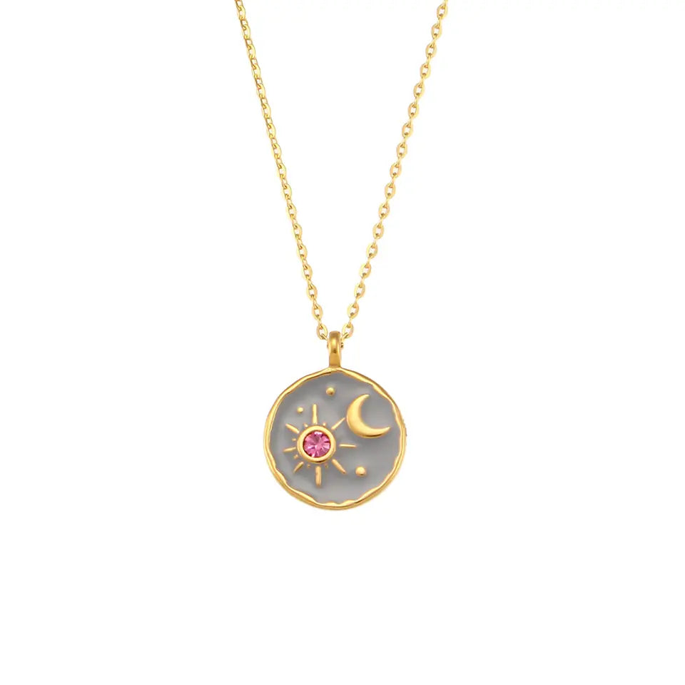 Celestial Love  Vintage Necklace