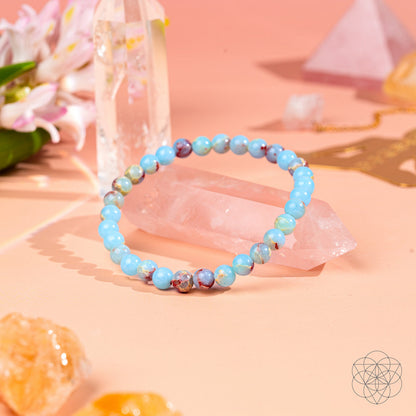 Aqua Terra Jasper Bracelet with distinctive natural stone variations