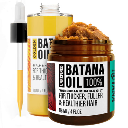 Unrefined &amp; Golden Batana Oil Duo