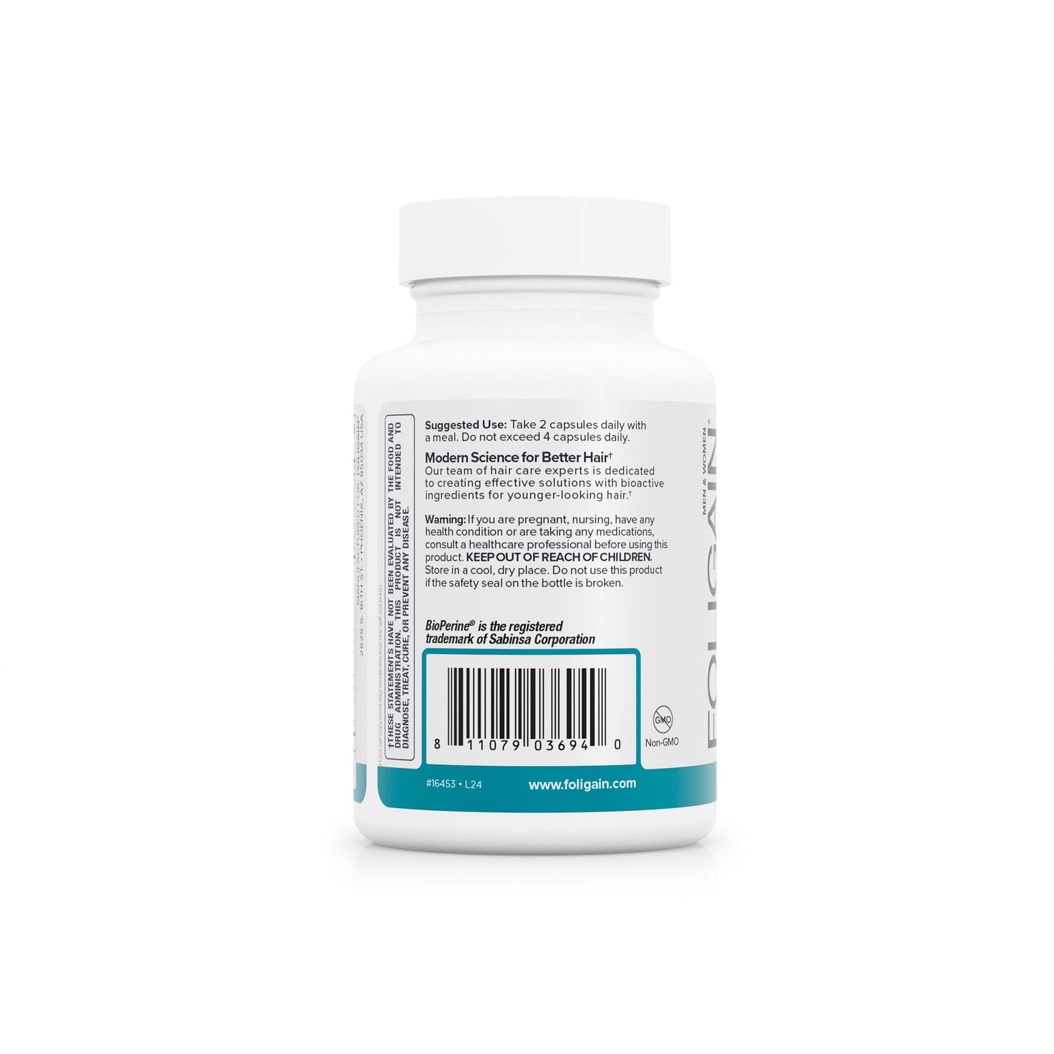 FOLIGAIN® TOTAL CARE Supplement for Thinning Hair, Skin &amp; Nails