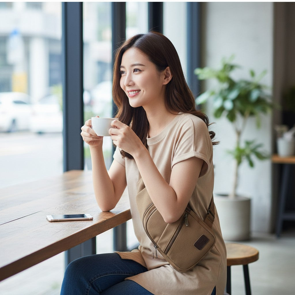 Canvas Sling Bag | Lightweight Crossbody for Men &amp; Women