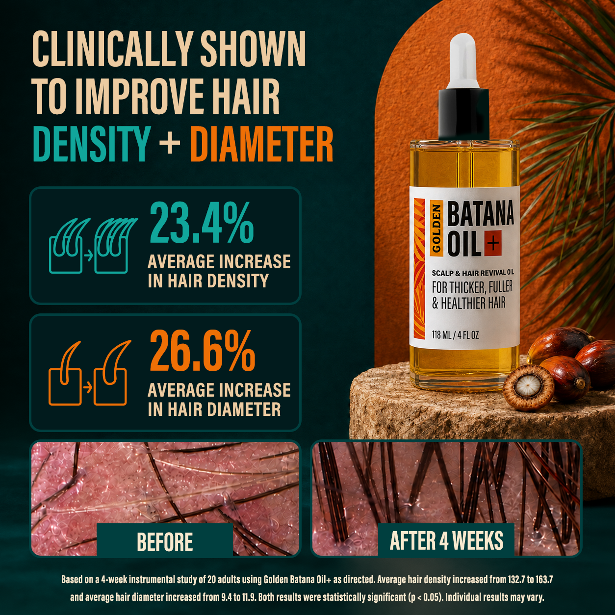 Golden Batana Oil + Scalp &amp; Hair Revival Oil 4 oz