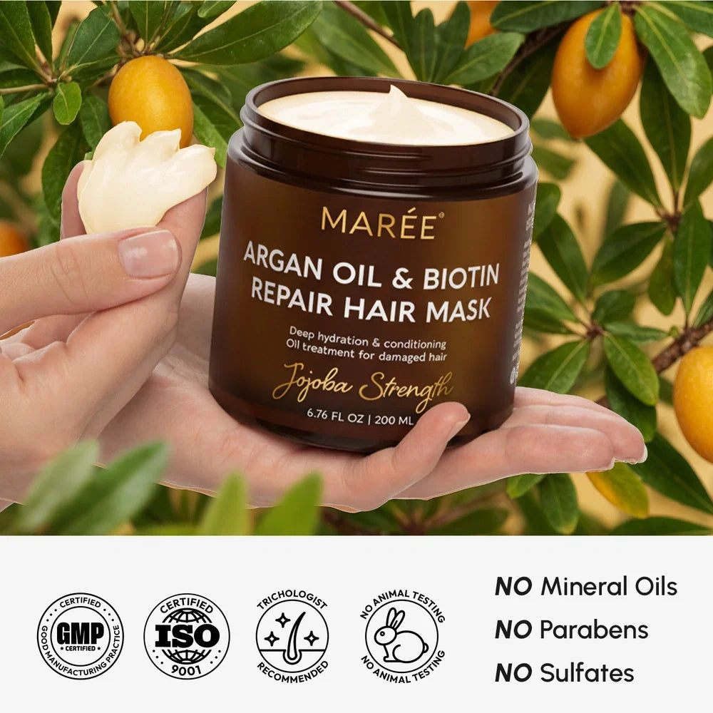 Argan Oil &amp; Biotin Hair Repair Mask