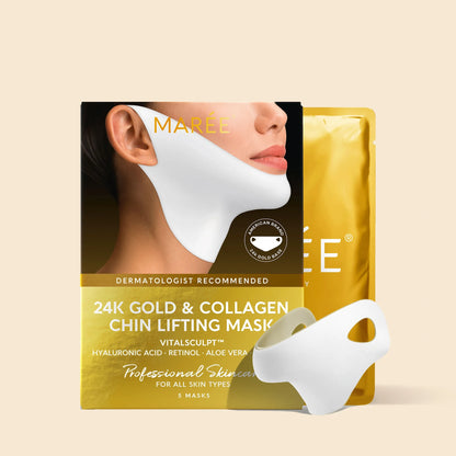 24K Gold Chin &amp; Jawline Lifting Mask