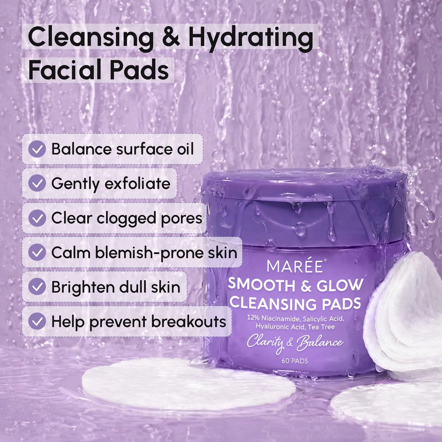 12% Niacinamide Smooth &amp; Glow Pads