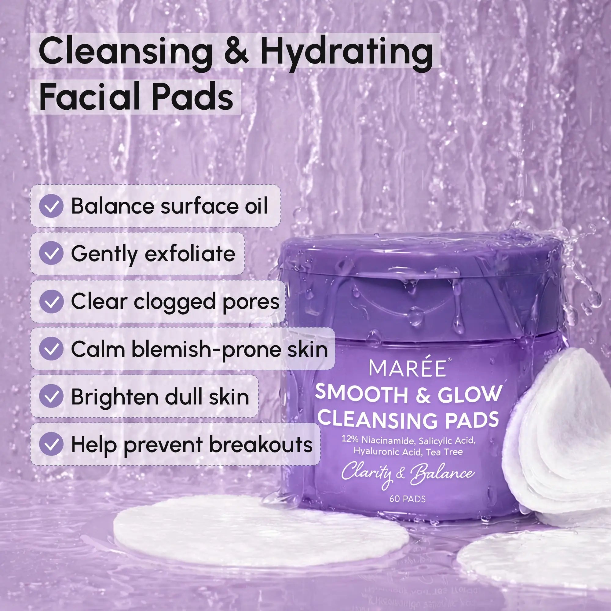 12% Niacinamide Smooth &amp; Glow Pads