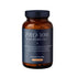 Bottle of Pro-100 Raw Probiotics with a dark label on a white background