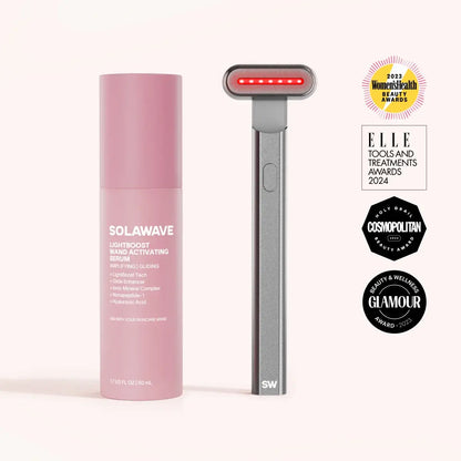 4-in-1 Red Light Therapy Wand &amp; Activating Serum Kit