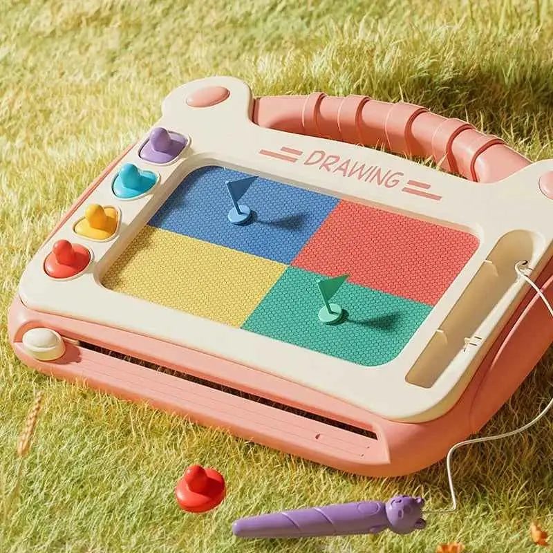 Children Cartoon Drawing Board Baby Puzzle Magnetic Writing Board Toy Graffiti Magnetic Drawing Board Montessori Toy for Kids