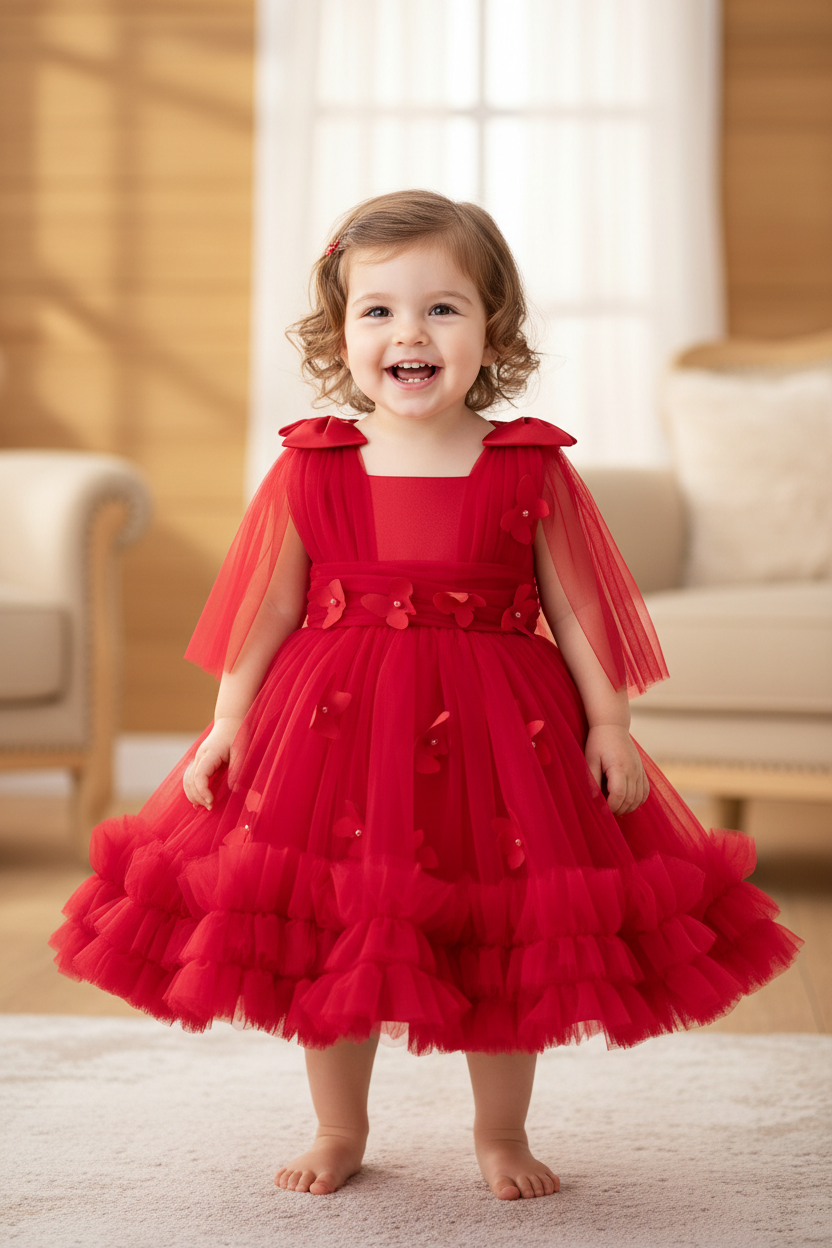 Toddler &amp; Little Girls Birthday &amp; Party Butterfly Dress