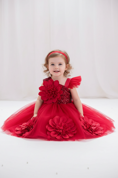 Toddler &amp; Little Girls Birthday &amp; Party Butterfly Dress
