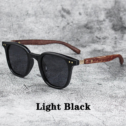 Men’s Vintage PC Frame Sunglasses - Classic Brand Driving Eyewear with Coating Lens