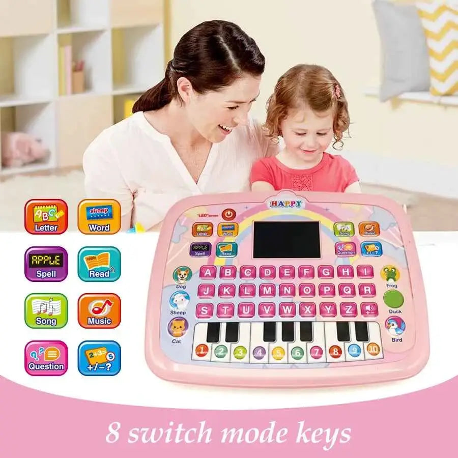 English Alphabet Study Machine for Toddler with Math Letter Music Children&
