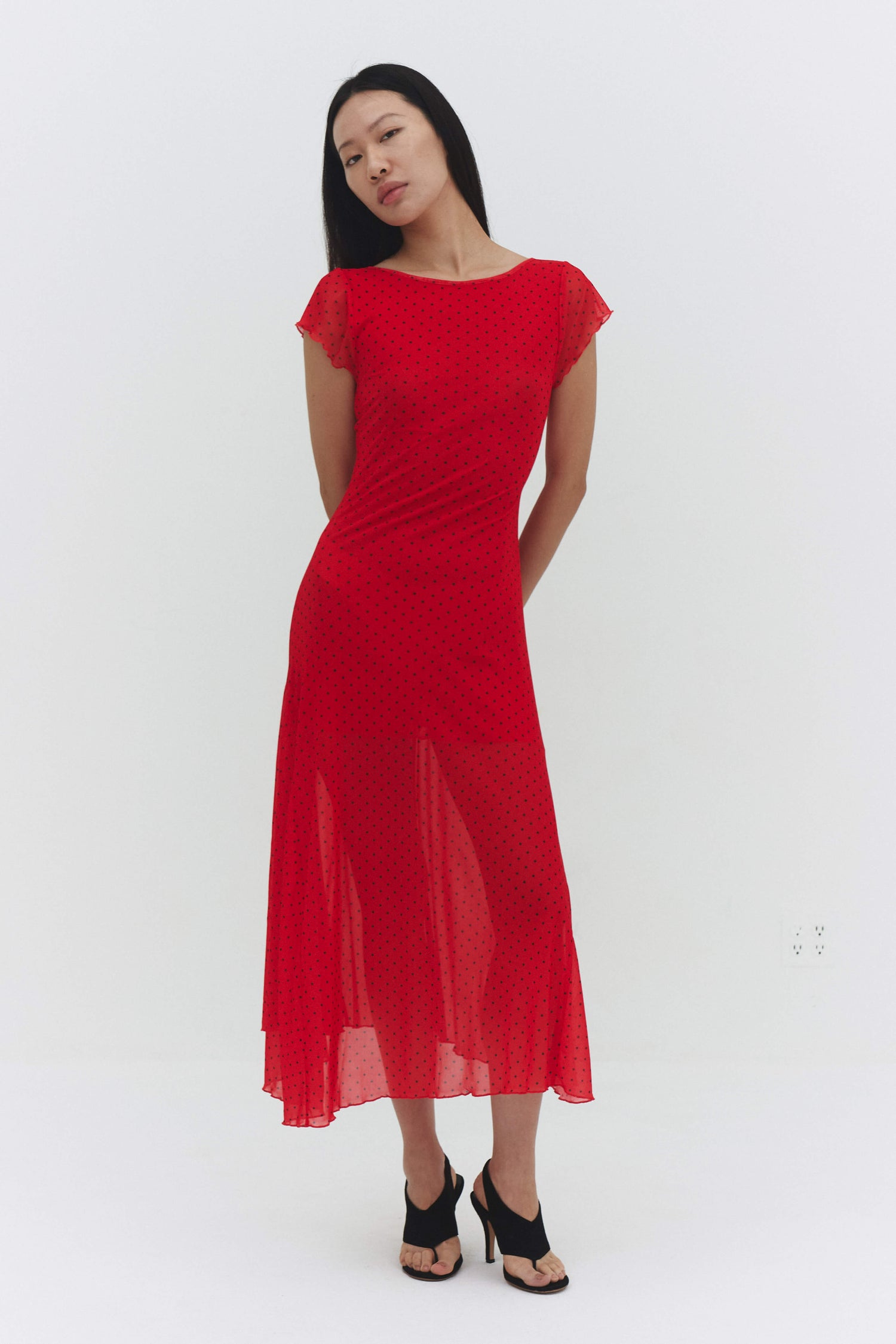 VALENTINA DRESS IN RED